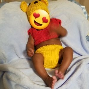 Poohbear costume newborn